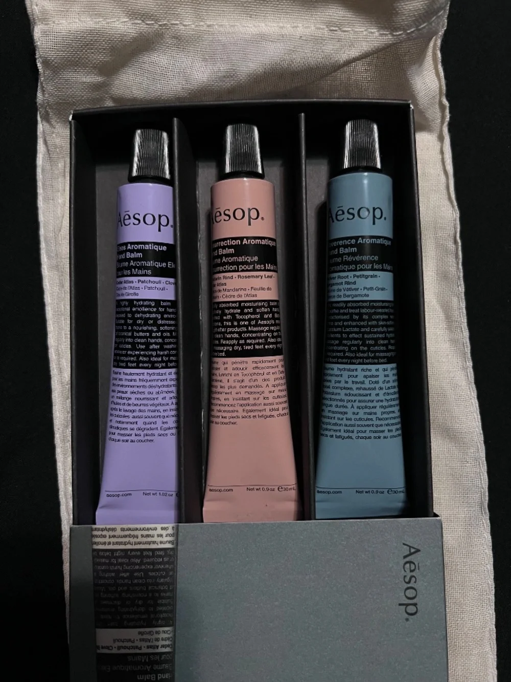 Aesop Helping Hands Hand Balm Trio